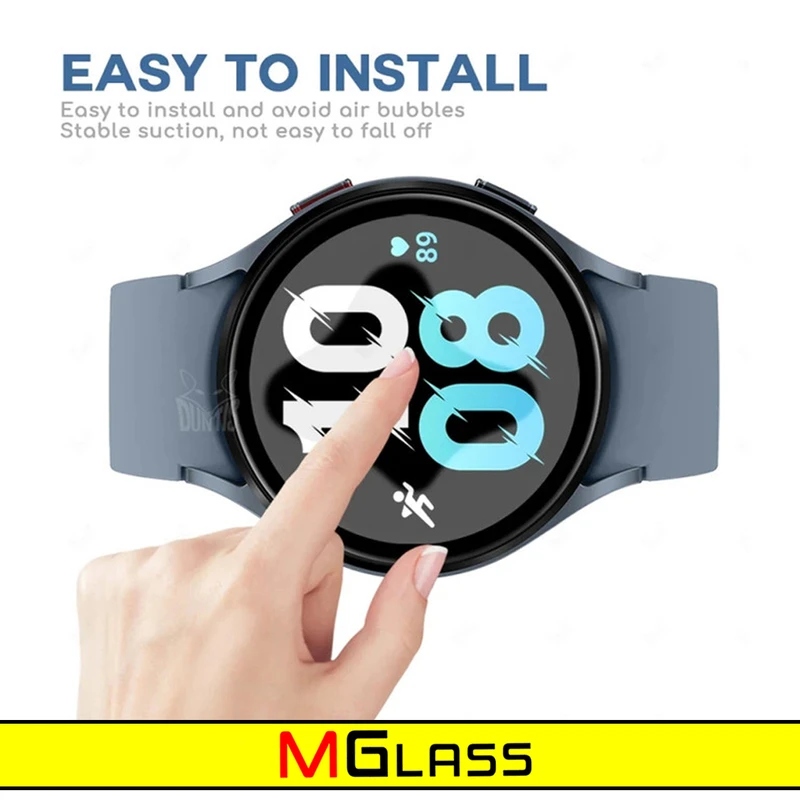 محافظ صفحه نمایش شیشه‌ای ام‌گلس مدل Glass-MG مناسب برای ساعت هوشمند شیائومی Watch S2 42mm بسته دو عددی