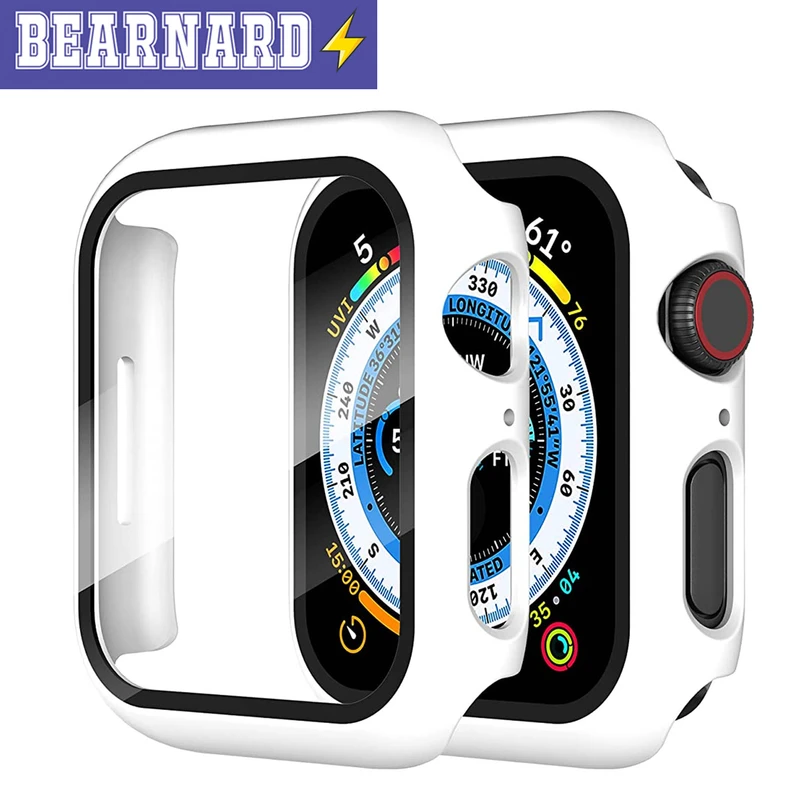 کاور برنارد مدل BR-360 مناسب برای اپل واچ Series 8 Aluminum 45mm / Series 7 Aluminum 45mm به همراه محافظ صفحه نمایش