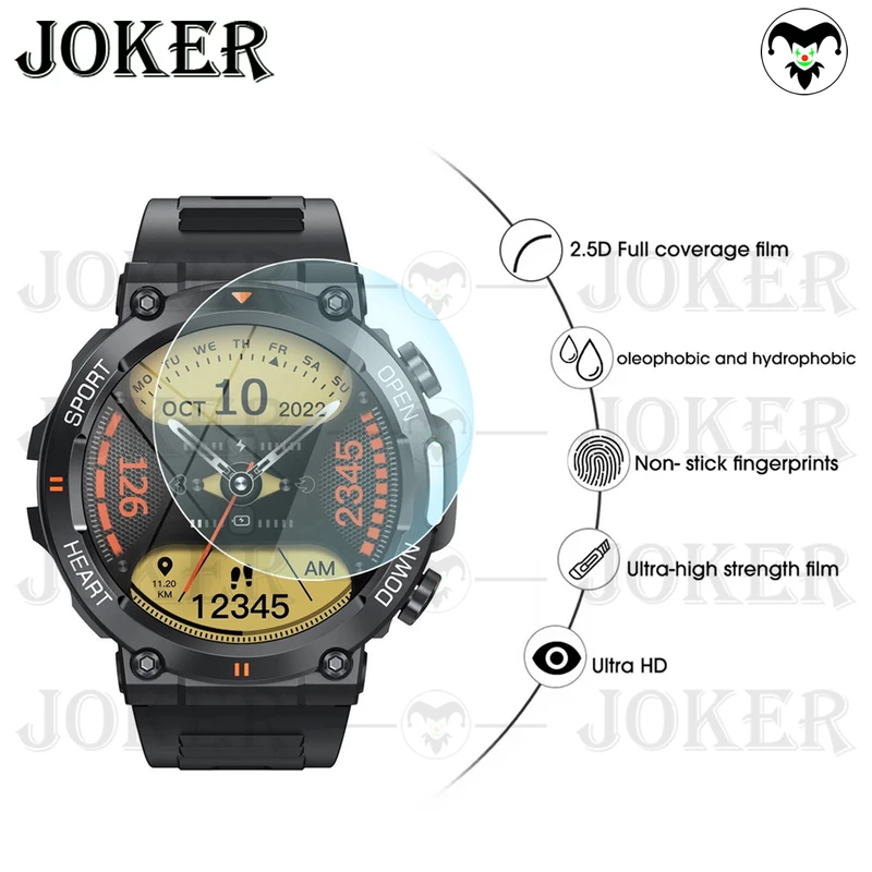محافظ صفحه نمایش شیشه‌ای جوکر مدل SH-JK مناسب برای ساعت هوشمند هپی تاچ K59 / K59 Pro بسته سه عددی
