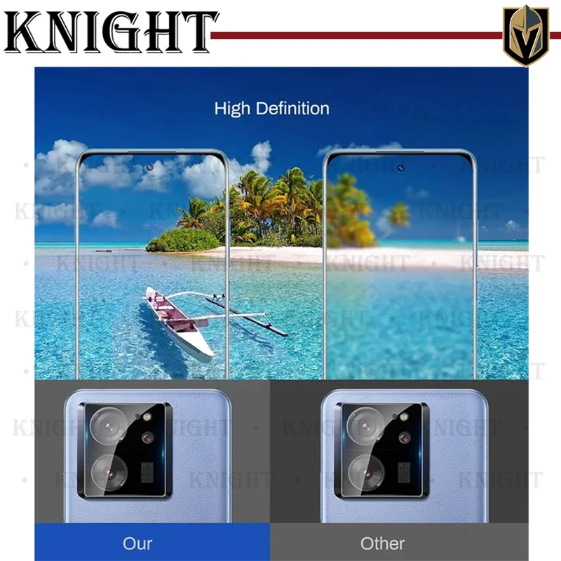محافظ لنز دوربین نایت مدل 3D-KT مناسب برای گوشی موبایل شیائومی 13T / 13T Pro
