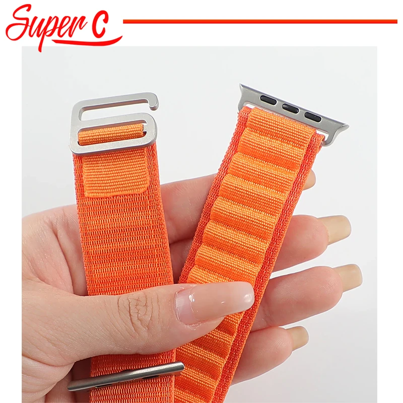 بند سوپرسی مدل Loop Alpine مناسب برای اپل واچ Series 3 Aluminum 42mm