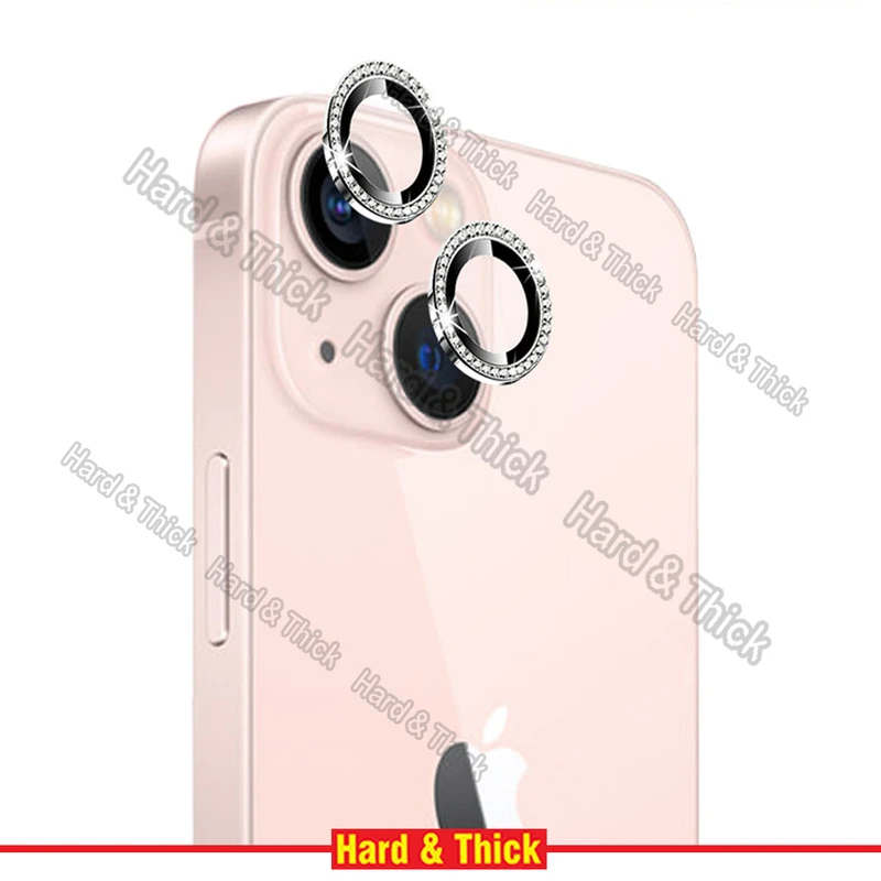 محافظ لنز دوربین هارد اند تیک مدل Shining Style Diamond مناسب برای گوشی موبایل اپل Iphone 13