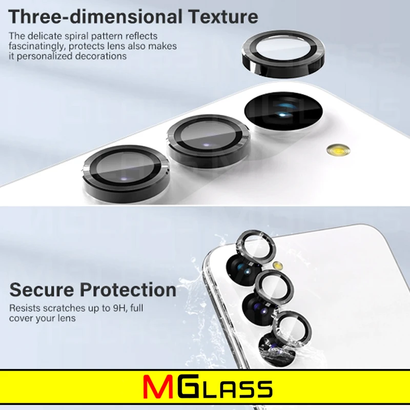 محافظ لنز دوربین رینگی ام‌گلس مدل Ring-Metal-MG مناسب برای گوشی موبایل سامسونگ Galaxy S23 Fe