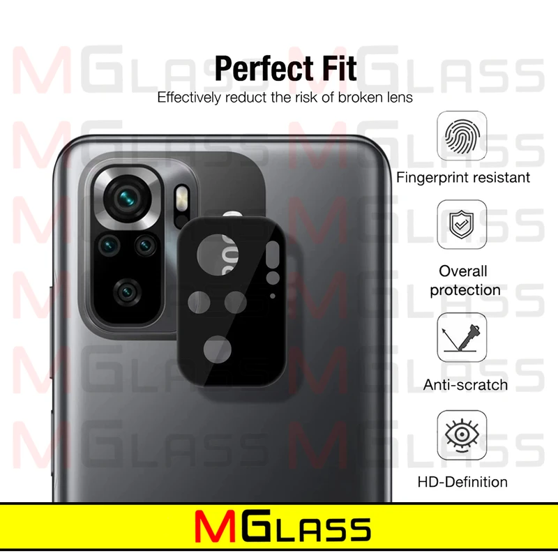 محافظ لنز دوربین ام‌گلس مدل 3D-MG مناسب برای گوشی موبایل شیائومی Poco M5s