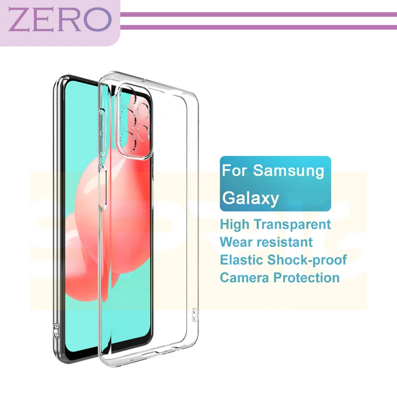 کاور زیرو مدل Clear مناسب برای گوشی موبایل سامسونگ Galaxy A32 5G / A13 4G