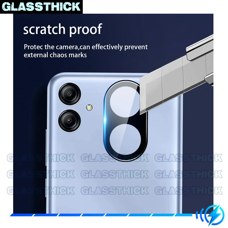 محافظ لنز دوربین گلستیک مدل 3D-GL مناسب برای گوشی موبایل سامسونگ Galaxy A04 / A04e / F04 / M04