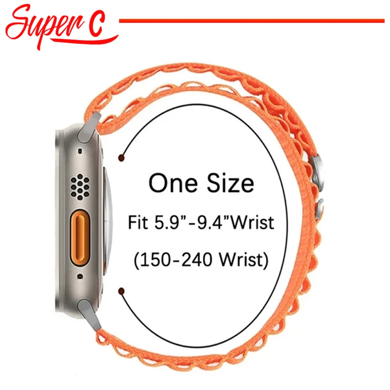 بند سوپرسی مدل Loop Alpine مناسب برای اپل واچ Series 3 Aluminum 42mm