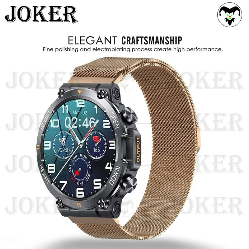 بند جوکر مدل Milanese مناسب برای ساعت هوشمند هپی تاچ K56 / K56 Pro / K56 Ultra