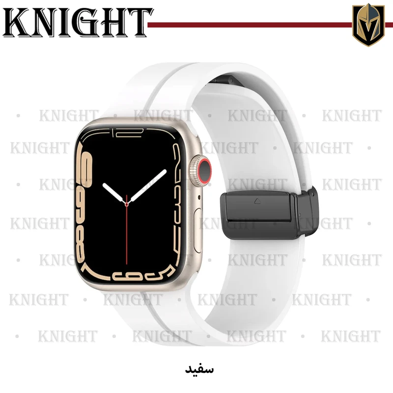 بند نایت مدل Magnetic-KT مناسب برای اپل واچ سری 1/2/3/4/5/6/7/8/SE/Ultra سایز 42/44/45/49 میلی متری