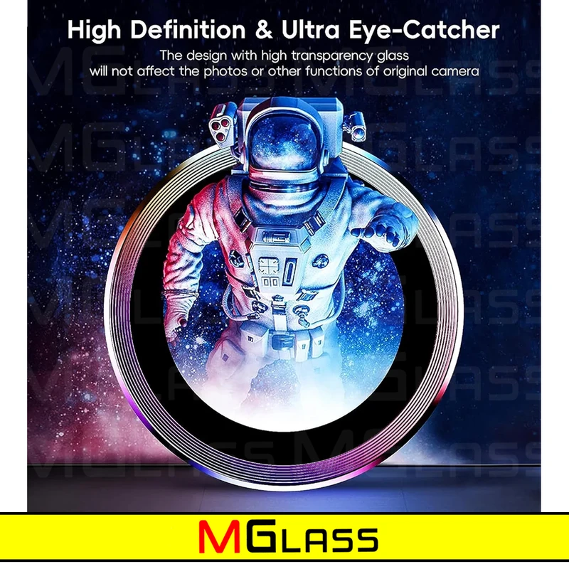 محافظ لنز دوربین ام‌گلس مدل Ring-Metal-MG مناسب برای گوشی موبایل شیائومی Poco X6