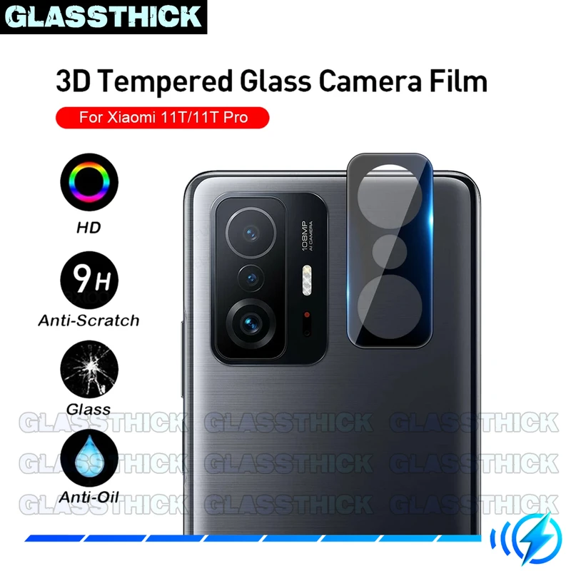 محافظ لنز دوربین گلستیک مدل 3D-GL مناسب برای گوشی موبایل شیائومی Mi 11T / 11T Pro
