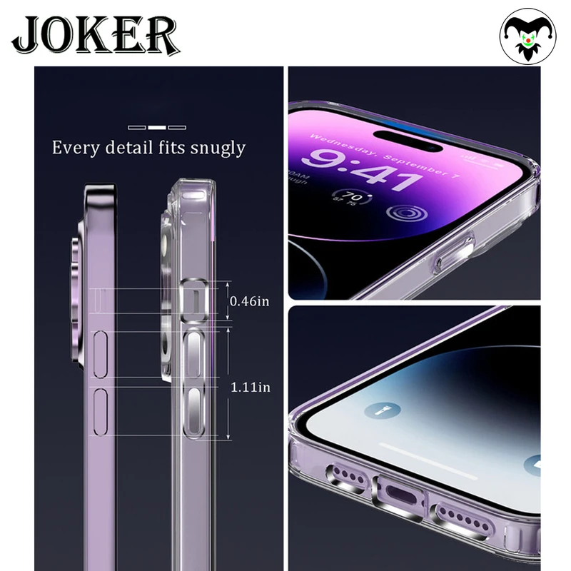 کاور جوکر مدل Clear مناسب برای گوشی موبایل اپل iPhone 13 Pro