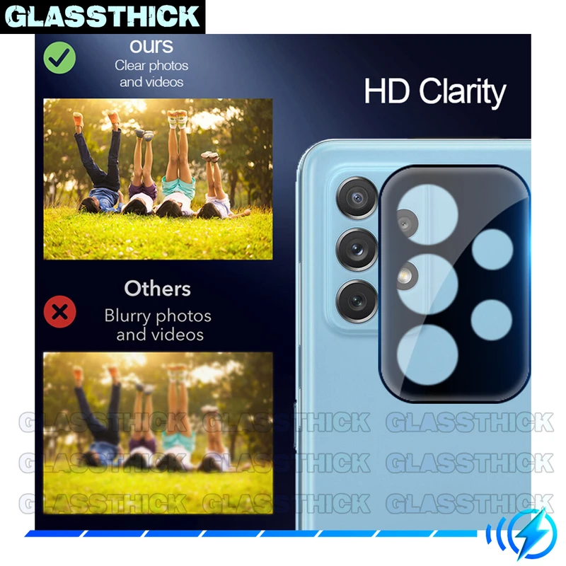 محافظ لنز دوربین گلستیک مدل 3D-GL مناسب برای گوشی موبایل سامسونگ Galaxy A33 5G