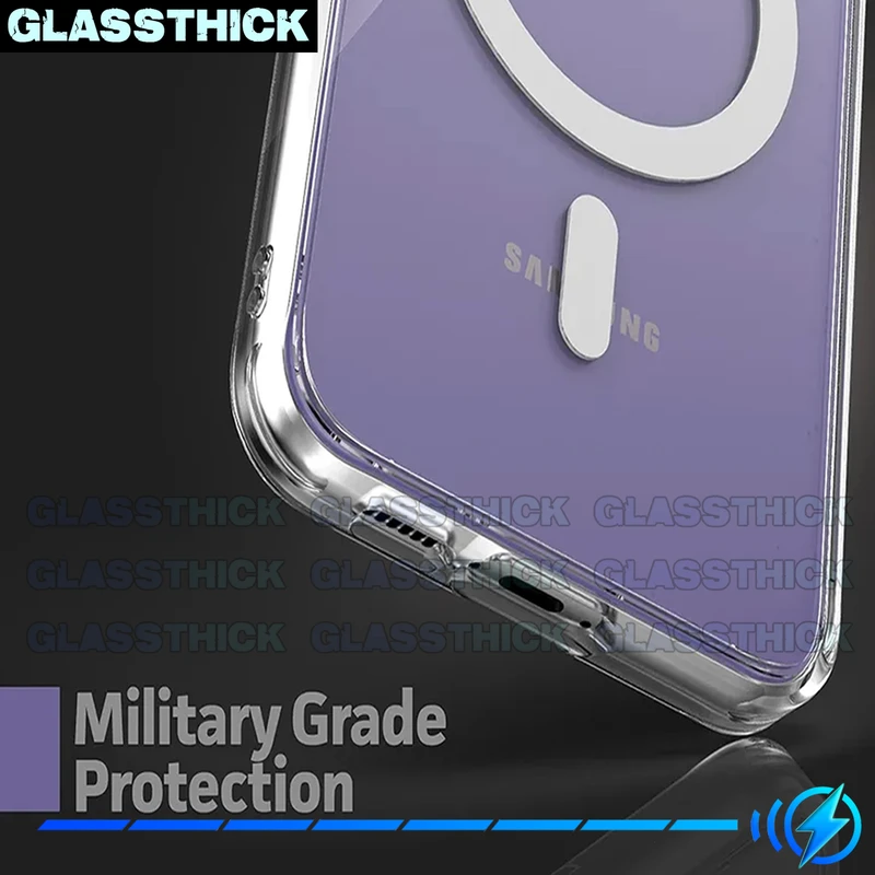 کاور گلستیک مدل Magsafe-GL مناسب برای گوشی موبایل سامسونگ Galaxy S23 FE