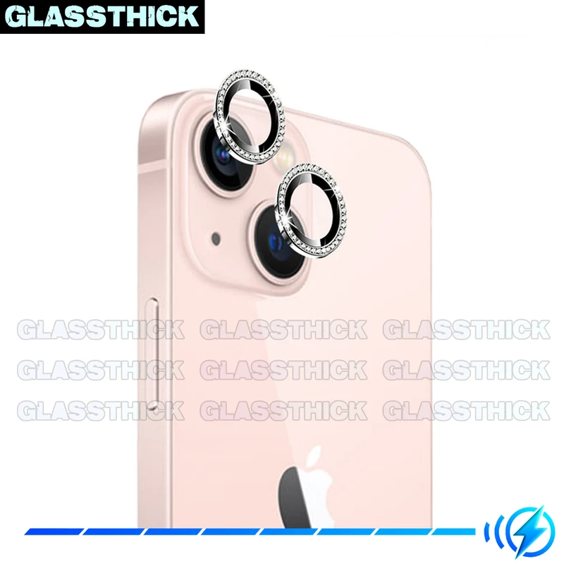 محافظ لنز دوربین گلستیک مدل Ring-Diamond مناسب برای گوشی موبایل اپل Iphone 11