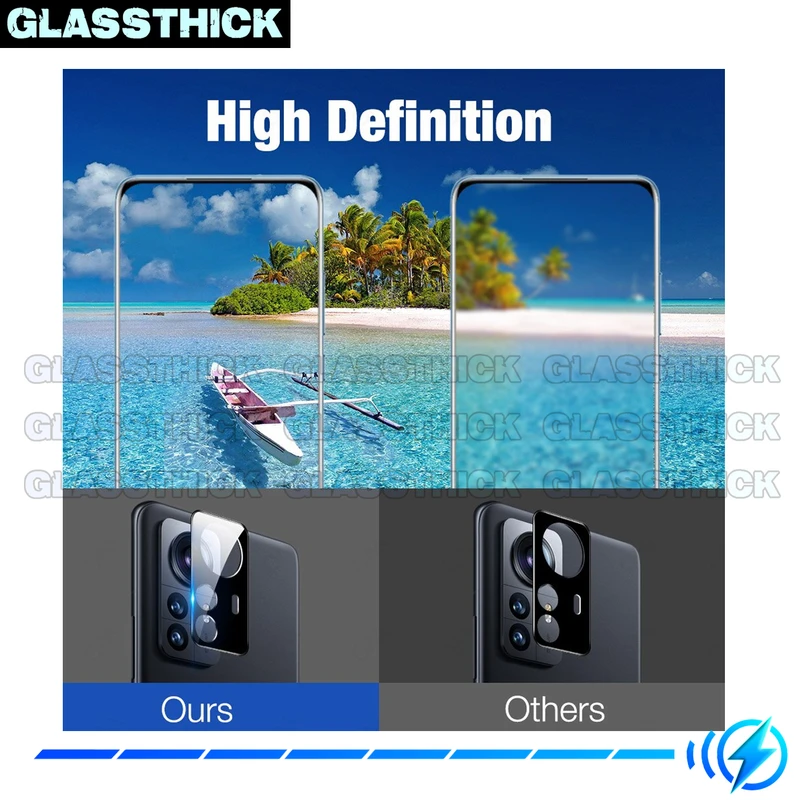 محافظ لنز دوربین گلستیک مدل 3D-GL مناسب برای گوشی موبایل شیائومی 12Pro