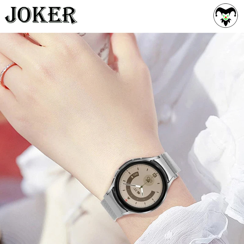بند جوکر مدل Milanese مناسب برای ساعت هوشمند سامسونگ Galaxy Watch 4 44mm