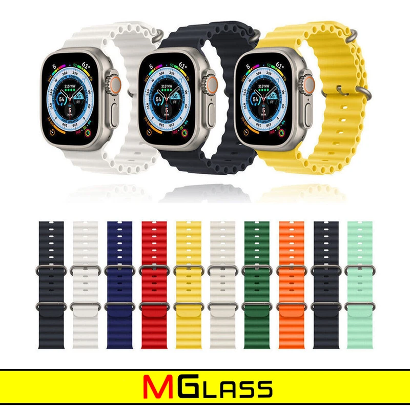 بند ام‌گلس مدل Ocean مناسب برای اپل واچ 42/44/45/49mm