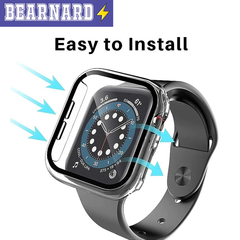 کاور برنارد مدل BR-360 مناسب برای اپل واچ Series 8 Aluminum 45mm / Series 7 Aluminum 45mm به همراه محافظ صفحه نمایش