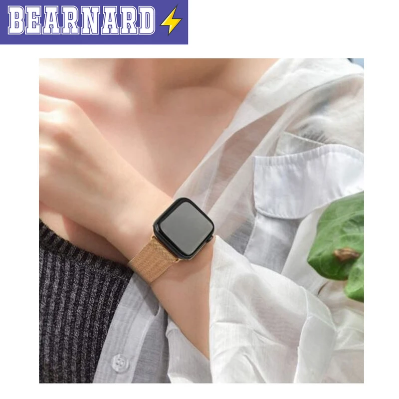 بند برنارد مدل Milanese مناسب برای اپل واچ 42/44/45/49 میلی متری