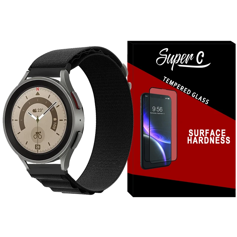 بند سوپرسی مدل Alpine مناسب برای ساعت هوشمند سامسونگ Galaxy Watch 5 pro 45mm