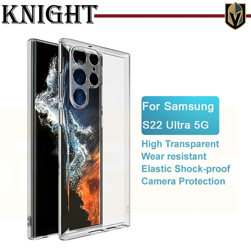 کاور نایت مدل Clear مناسب برای گوشی موبایل سامسونگ Galaxy S22 Ultra