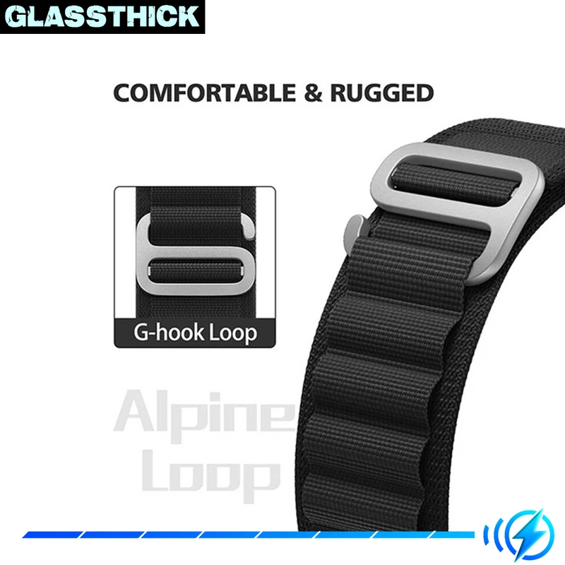 بند گلستیک مدل Loop Alpine مناسب برای اپل واچ Series 1 Aluminum 38mm