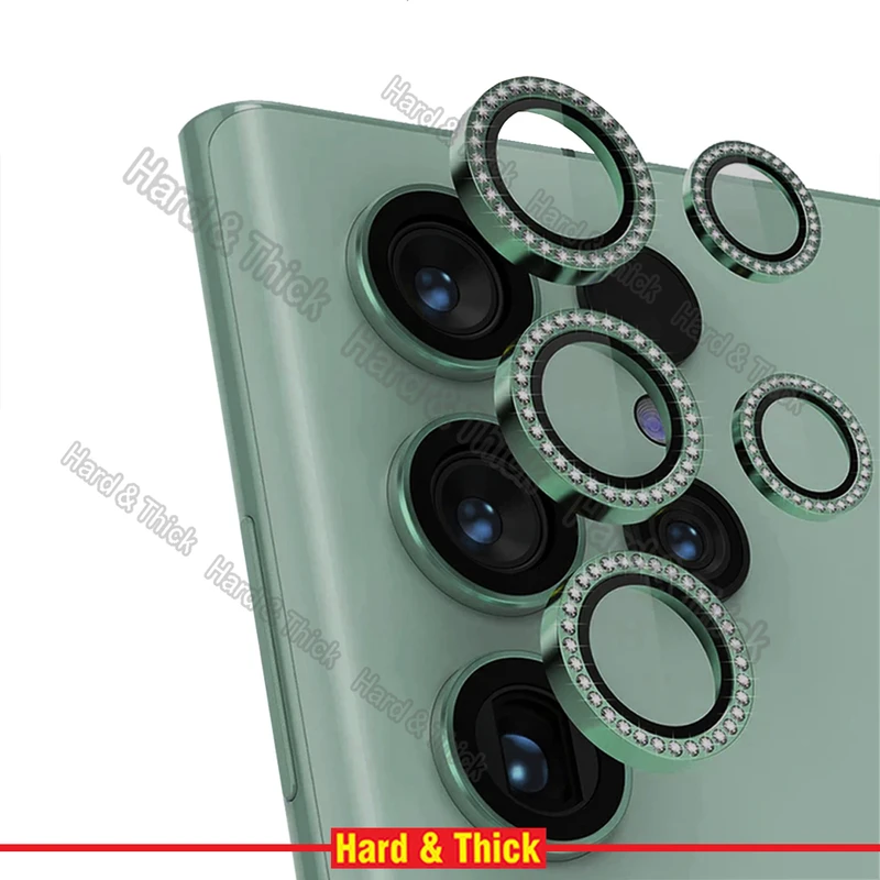 محافظ لنز دوربین هارد اند تیک مدل Diamond shine مناسب برای گوشی موبایل سامسونگ Galaxy S23 Ultra