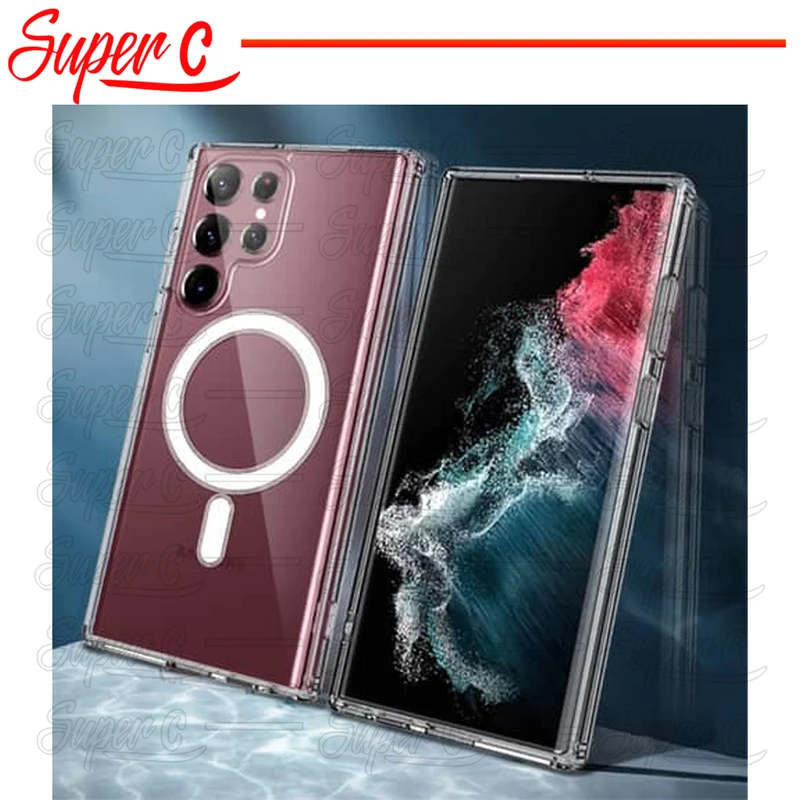 کاور سوپرسی مدل SC-Magsafe-Clear مناسب برای گوشی موبایل سامسونگ Galaxy S24 Ultra
