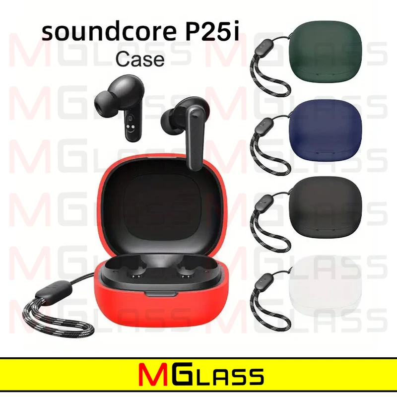 کاور ام‌گلس مدل Silicon-MG مناسب برای کیس هدفون بی سیم انکر Soundcore P25i