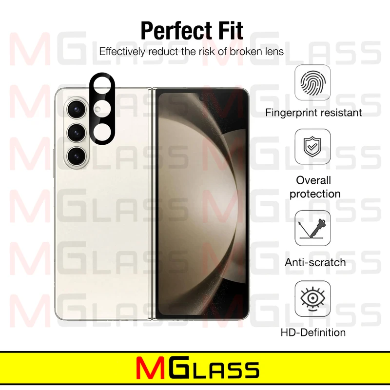 محافظ لنز دوربین ام‌گلس مدل 3D-MG مناسب برای گوشی موبایل سامسونگ Galaxy Z Fold 5