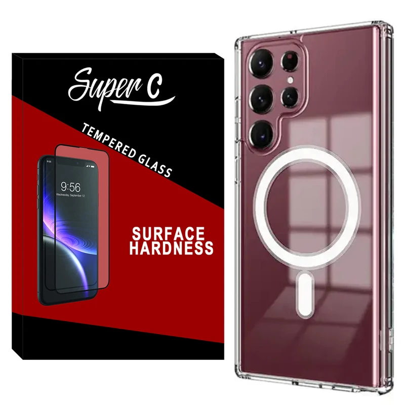 کاور سوپرسی مدل SC-Magsafe-Clear مناسب برای گوشی موبایل سامسونگ Galaxy S24 Ultra
