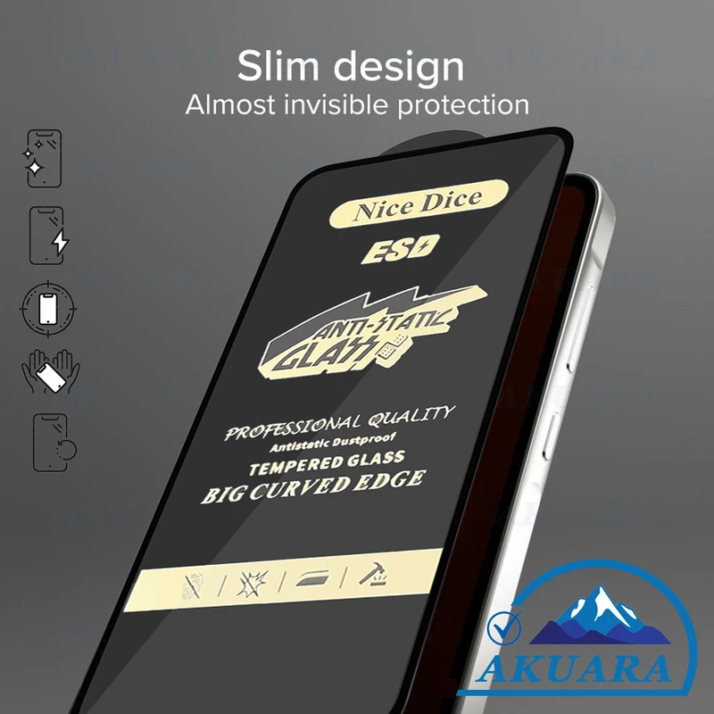 محافظ صفحه نمایش آنتی استاتیک آکوآرا مدل NC Antistatic AKU nas1 مناسب برای گوشی موبایل اپل Iphone 14