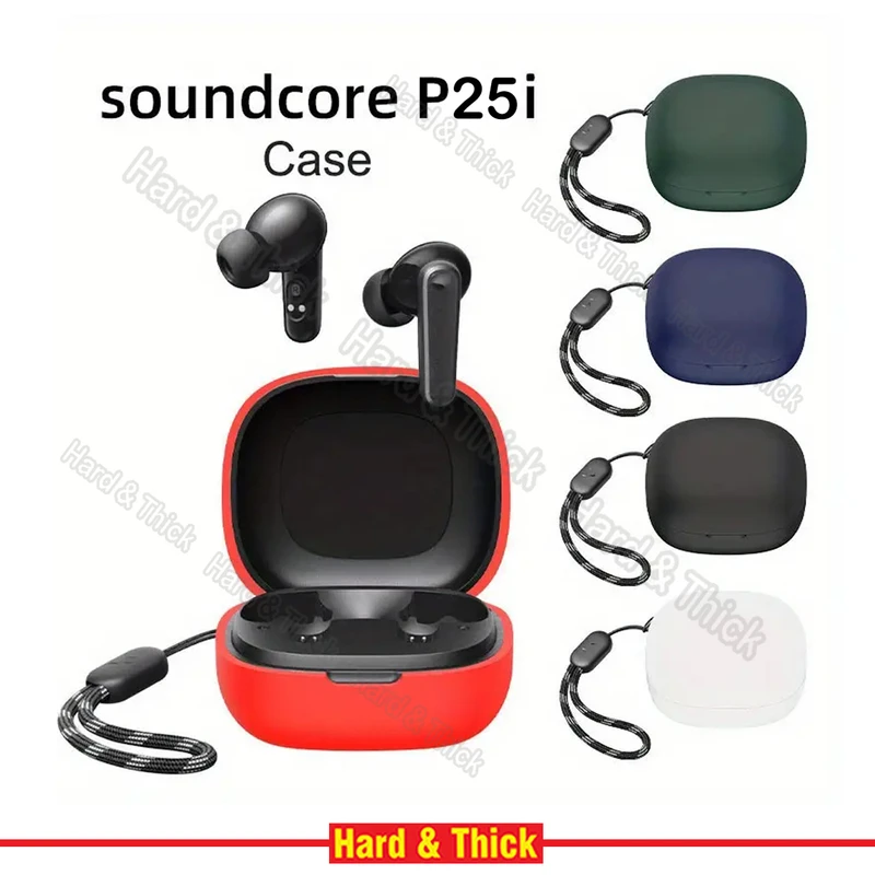 کاور هارد اند تیک مدل Silicon-HT مناسب برای کیس هدفون بی سیم انکر Soundcore P25i