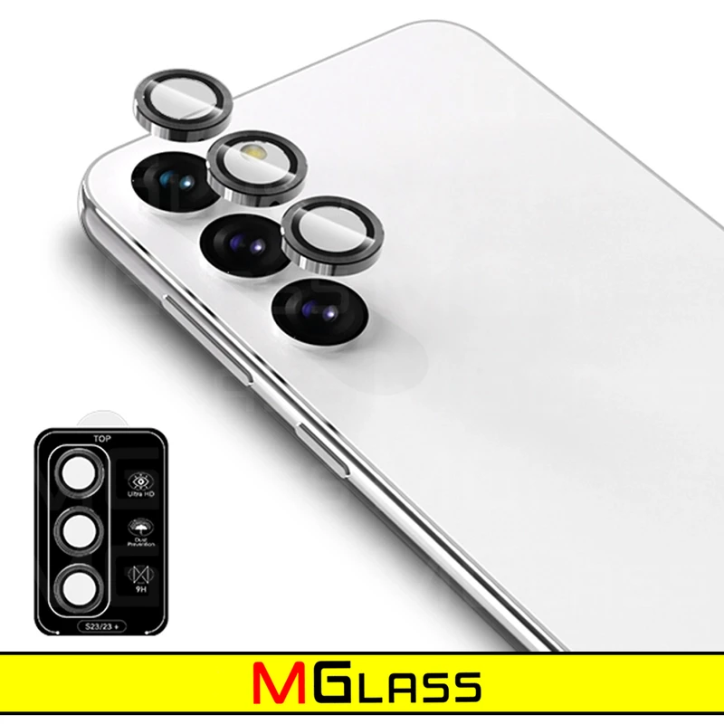 محافظ لنز دوربین رینگی ام‌گلس مدل Ring-Metal-MG مناسب برای گوشی موبایل سامسونگ Galaxy S23 Fe