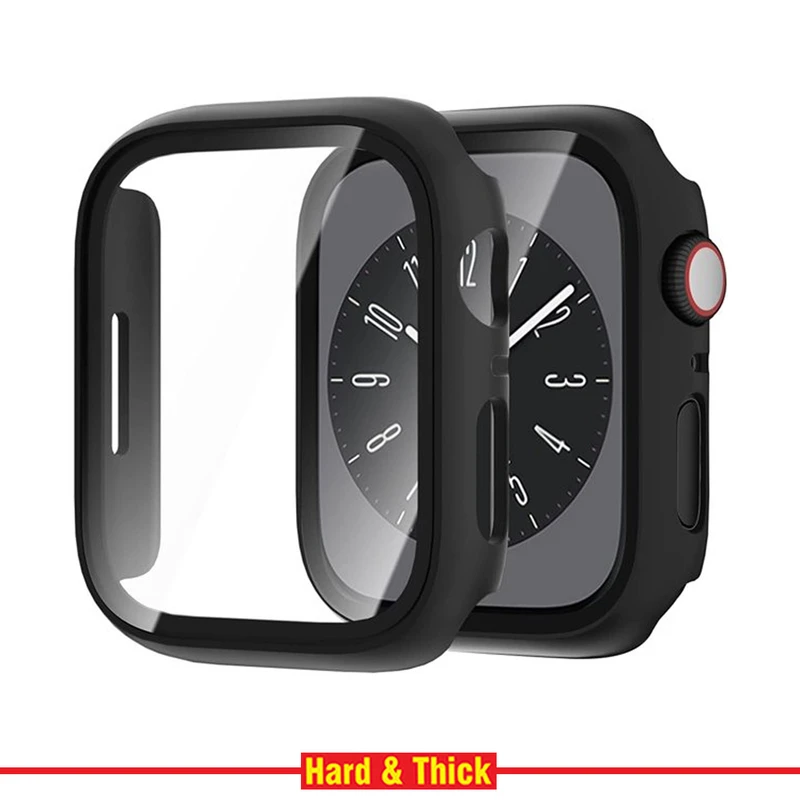 کاور هارد اند تیک مدل HT-360 مناسب برای اپل واچ Series 8 Aluminum 41mm / Series 7 Aluminum 41mm به همراه محافظ صفحه نمایش