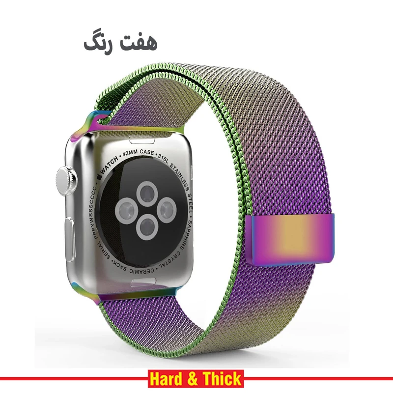 بند هارد اند تیک مدل Milanese مناسب برای اپل واچ Ultra 49 میلی متر