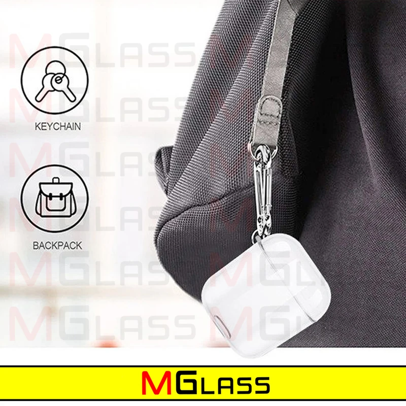 کاور ام‌گلس مدل Clear-MG مناسب برای کیس اپل ایرپاد Airpods 1 / Airpods 2