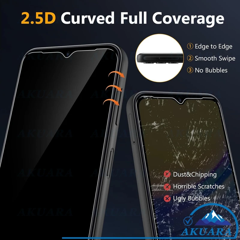 محافظ صفحه نمایش آکوآرا مدل Full AKU fl2 مناسب برای گوشی موبایل شیائومی Redmi A1 / Poco M5 مجموعه دو عددی