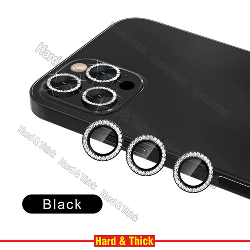 محافظ لنز دوربین هارد اند تیک مدل Ring-Diamond مناسب برای گوشی موبایل اپل Iphone 11 Pro / 11 Pro Max