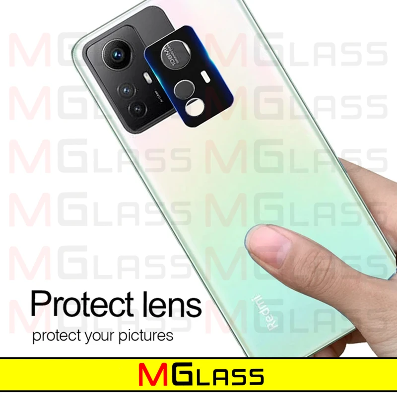 محافظ لنز دوربین ام‌گلس مدل 3D-MG مناسب برای گوشی موبایل شیائومی Redmi Note 12S