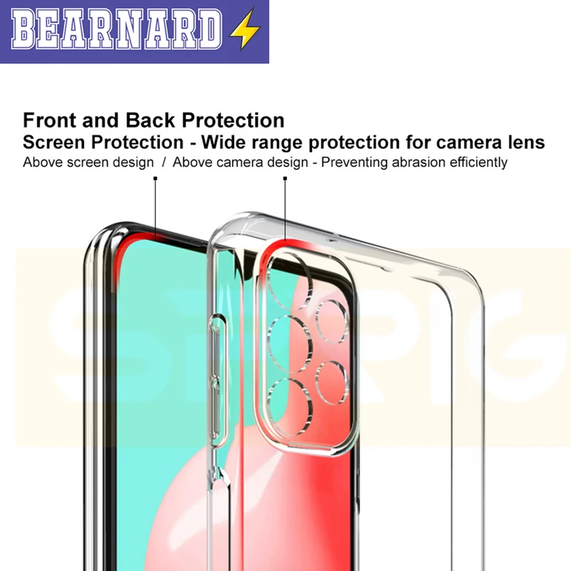 کاور برنارد مدل Clear مناسب برای گوشی موبایل سامسونگ Galaxy A32 5G / A13 4G