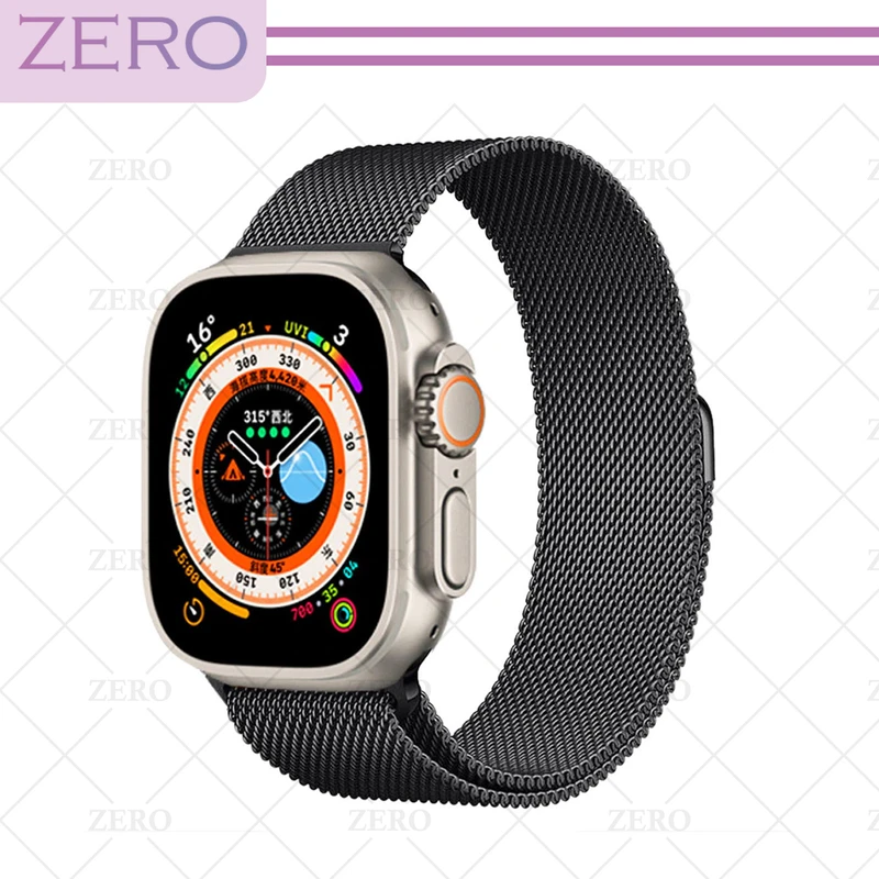 بند زیرو مدل Milanese-ZR مناسب برای ساعت هوشمند ویرفیت HK9 PRO Plus