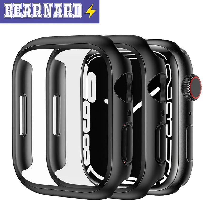کاور برنارد مدل BR-360 مناسب برای اپل واچ Series 8 Aluminum 41mm / Series 7 Aluminum 41mm به همراه محافظ صفحه نمایش