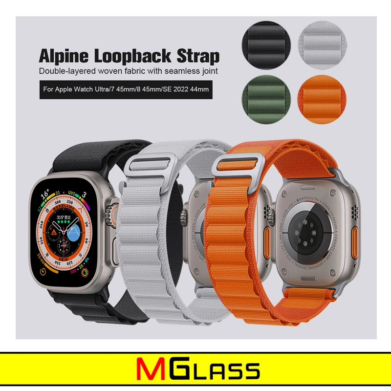 بند ام‌گلس مدل Loop Alpine مناسب برای ساعت هوشمند هاینو تکو T93 Ultra Max