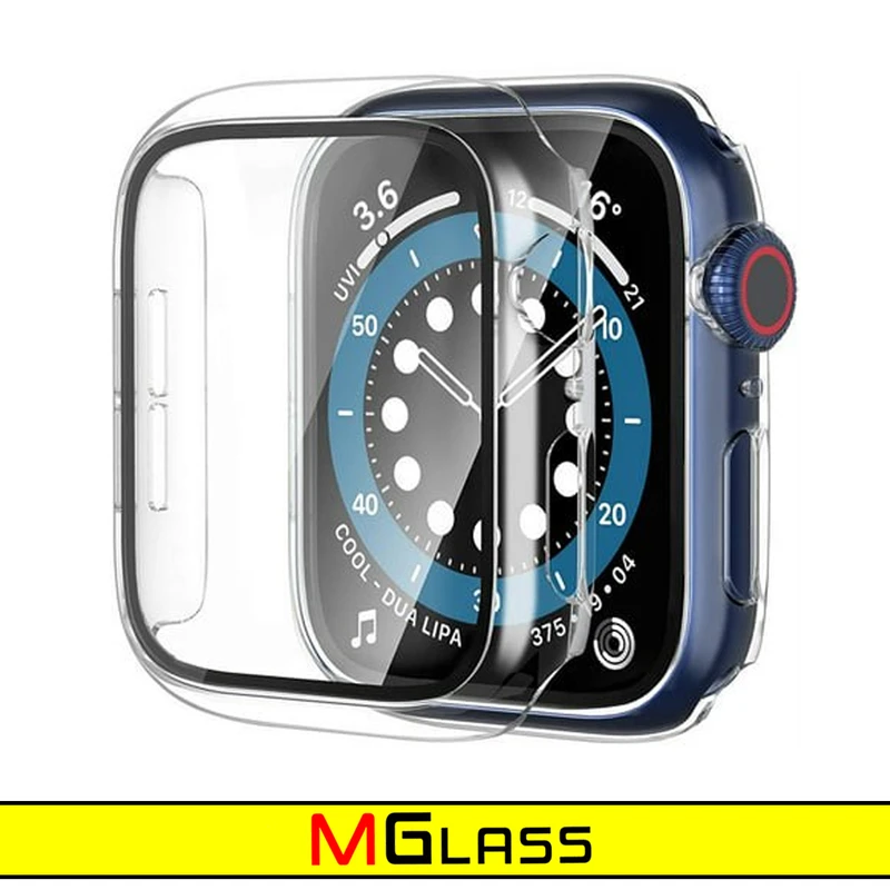 کاور ام‌گلس مدل MG-360 مناسب برای اپل واچ Series SE 2022 Aluminum Case 44mm / SE 2021 Aluminum Case 44mm / Series 5 44mm / Series 6 44mm / SE 44mm به همراه محافظ صفحه نمایش