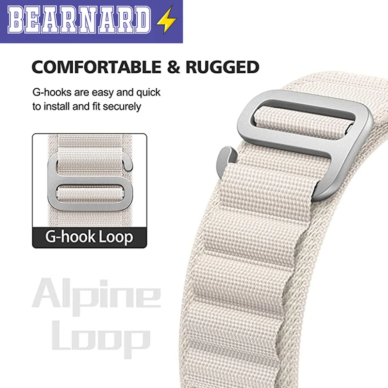 بند برنارد مدل Loop Alpine مناسب برای اپل واچ Series 8 45mm