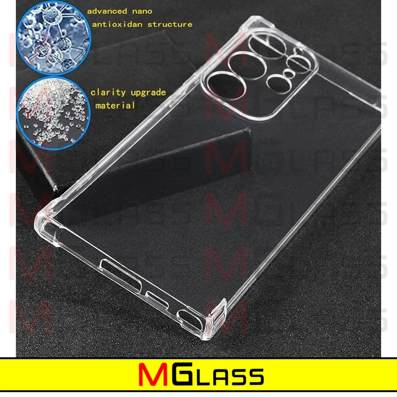 کاور ام‌گلس مدل Clear-MGL مناسب برای گوشی موبایل سامسونگ Galaxy S24 Ultra 5G به همراه محافظ صفحه نمایش گوشی