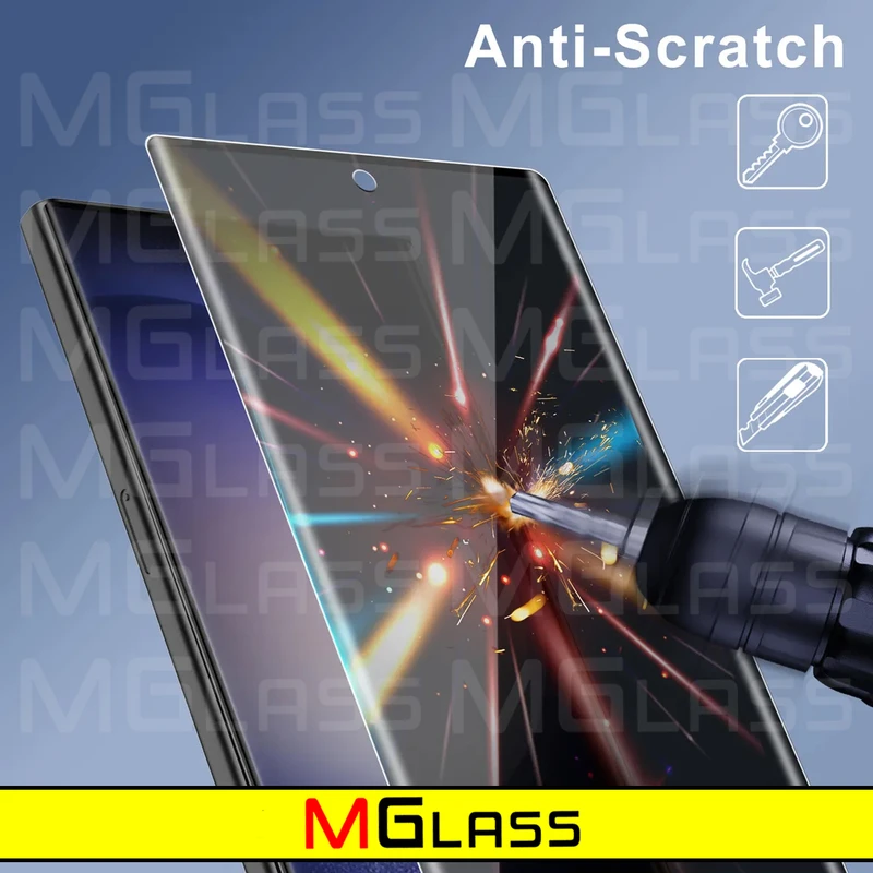 کاور ام‌گلس مدل Magsafe-PR-MG مناسب برای گوشی موبایل سامسونگ Galaxy S24 Ultra 5G به همراه محافظ صفحه نمایش گوشی