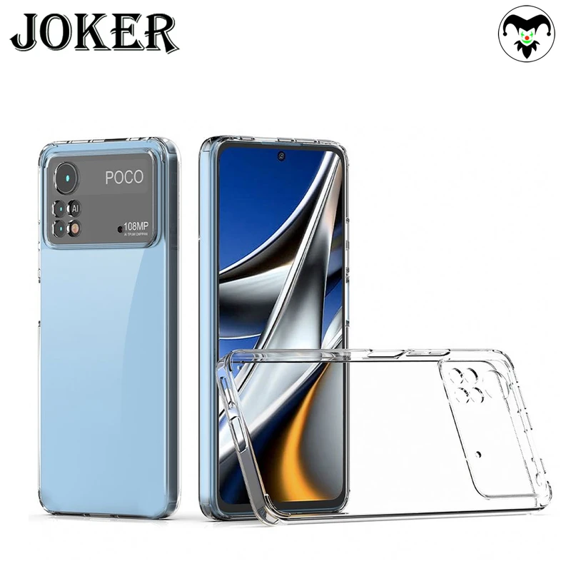کاور جوکر مدل Clear مناسب برای گوشی موبایل شیائومی Poco X4 pro 5G